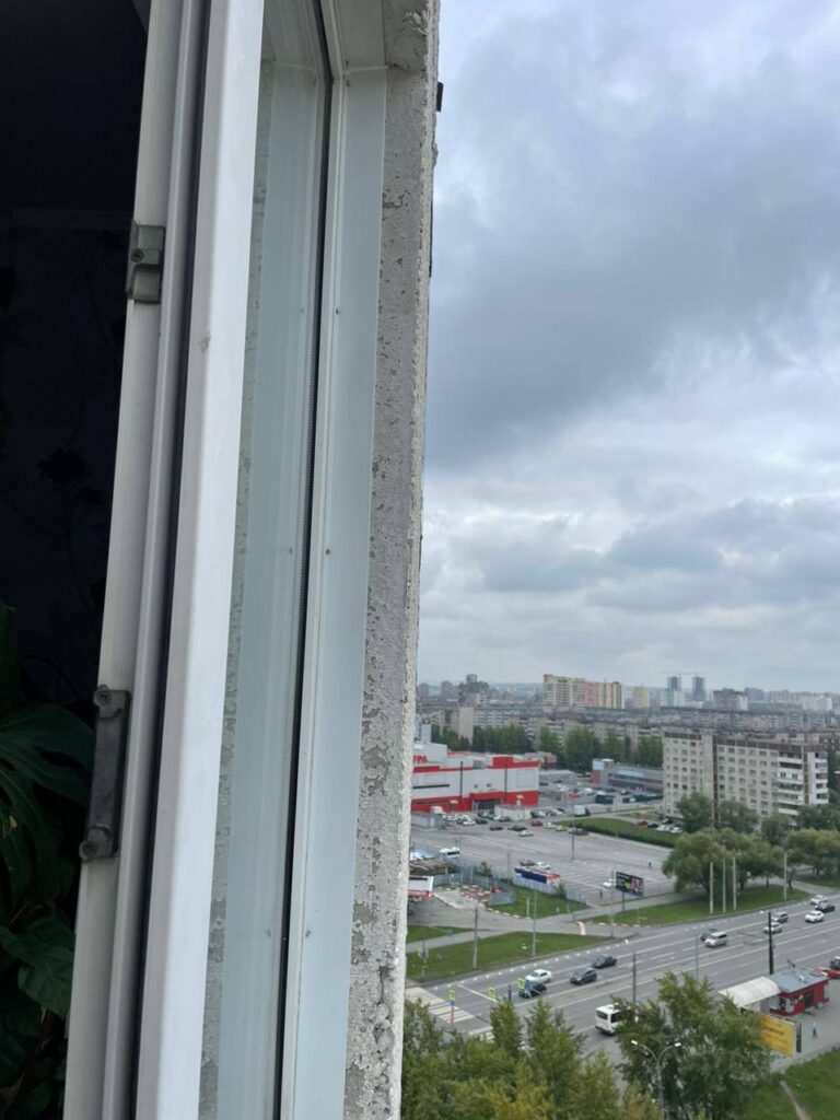 Пропенка и монтаж нащельника